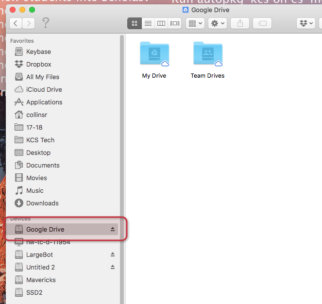 Switching to Google Drive File Stream – KCS Technology Department