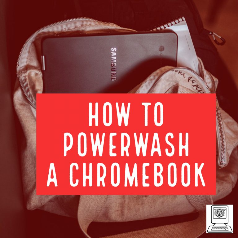 How to powerwash a Chromebook