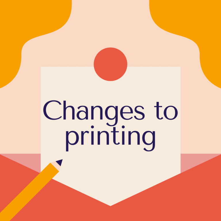 Changes to printing