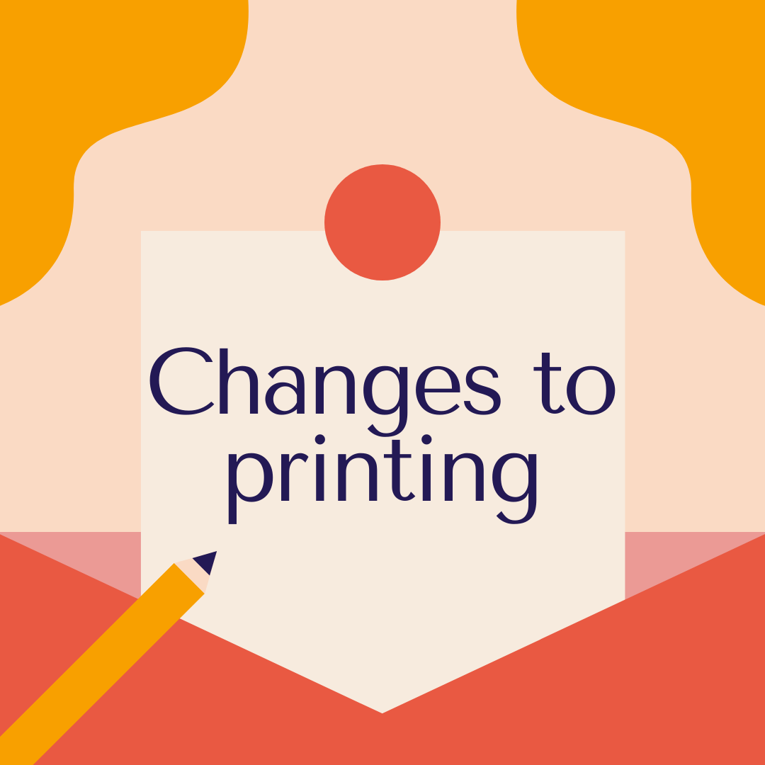 Changes To Printing KCS Technology Department